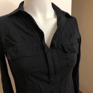NY&C Black Blouse/Dress Shirt